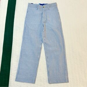 BAILEY BOYS J. Bailey Sailor Blue/White Stripe Seersucker Pants Boys Size 6 NEW